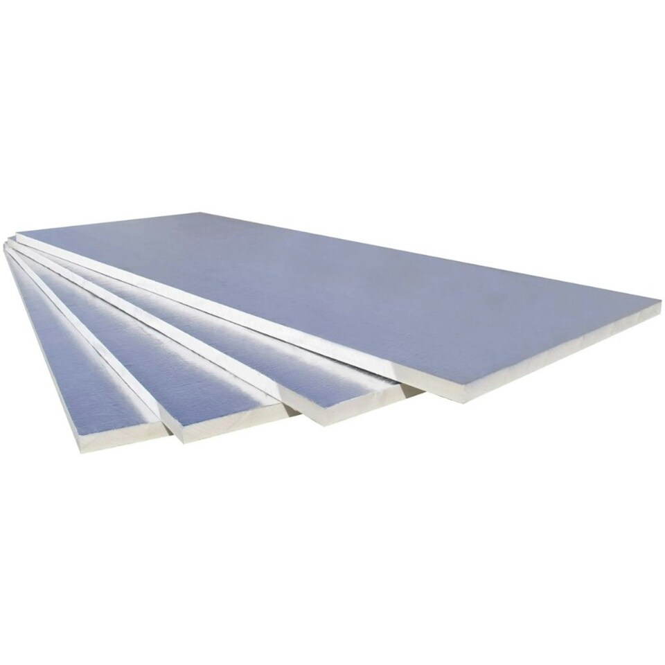 image 1 of PACK OF 20 (Total 20 Units) - Premium PIR Roof / Loft Insulation Board 2400mm x 1200mm x 100mm