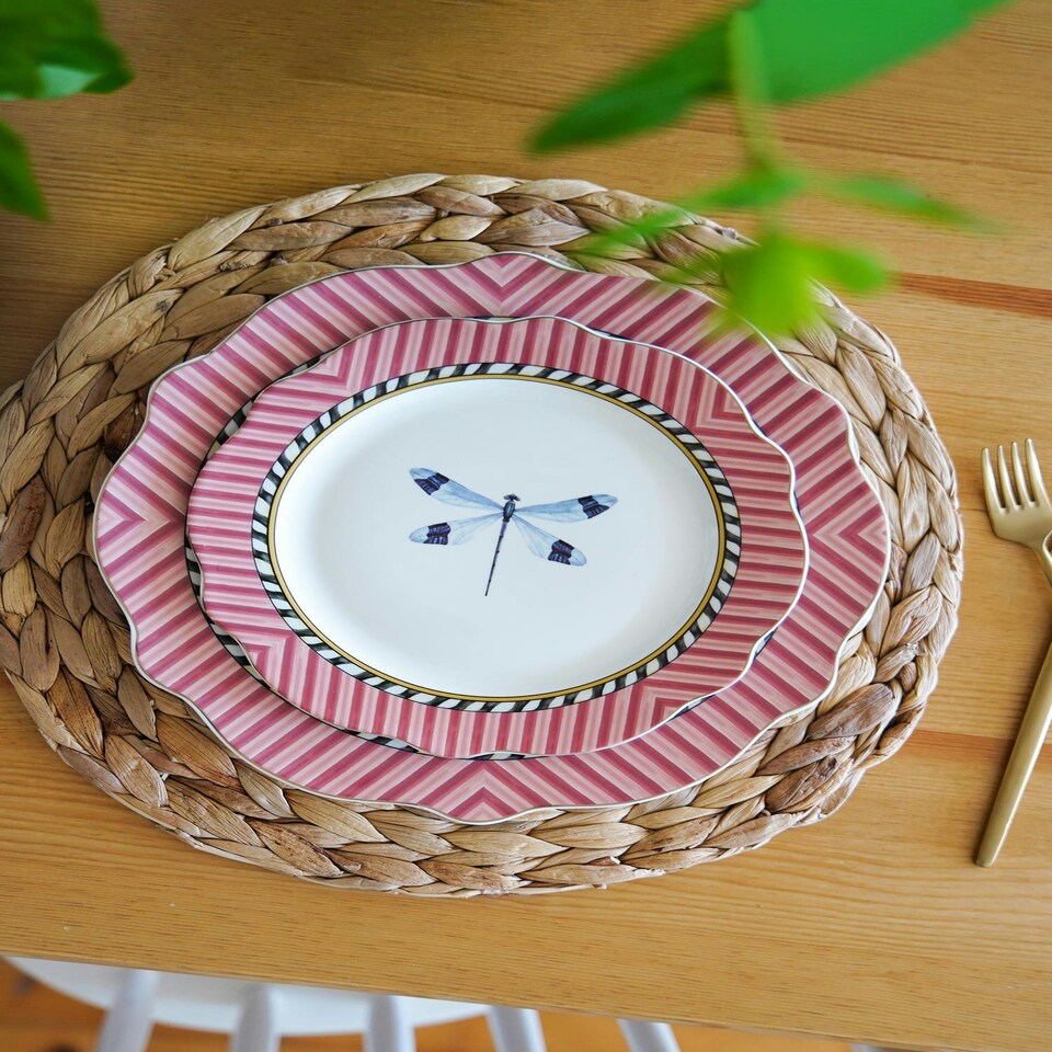 image 1 of Mystique Collection Porcelain Side Plates (Set of 6)