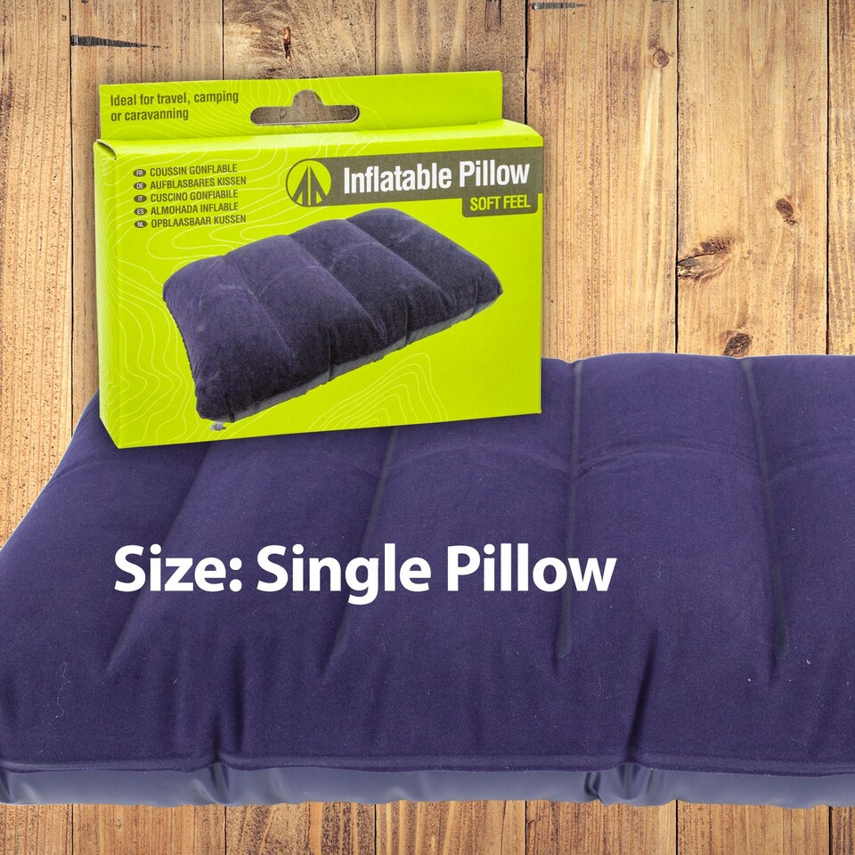 image 1 of VFM e-Store Summit Flocked Inflatable Pillow