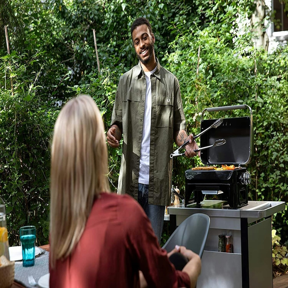 image 1 of Attitude 2go CV Gas Plancha Barbeque Black