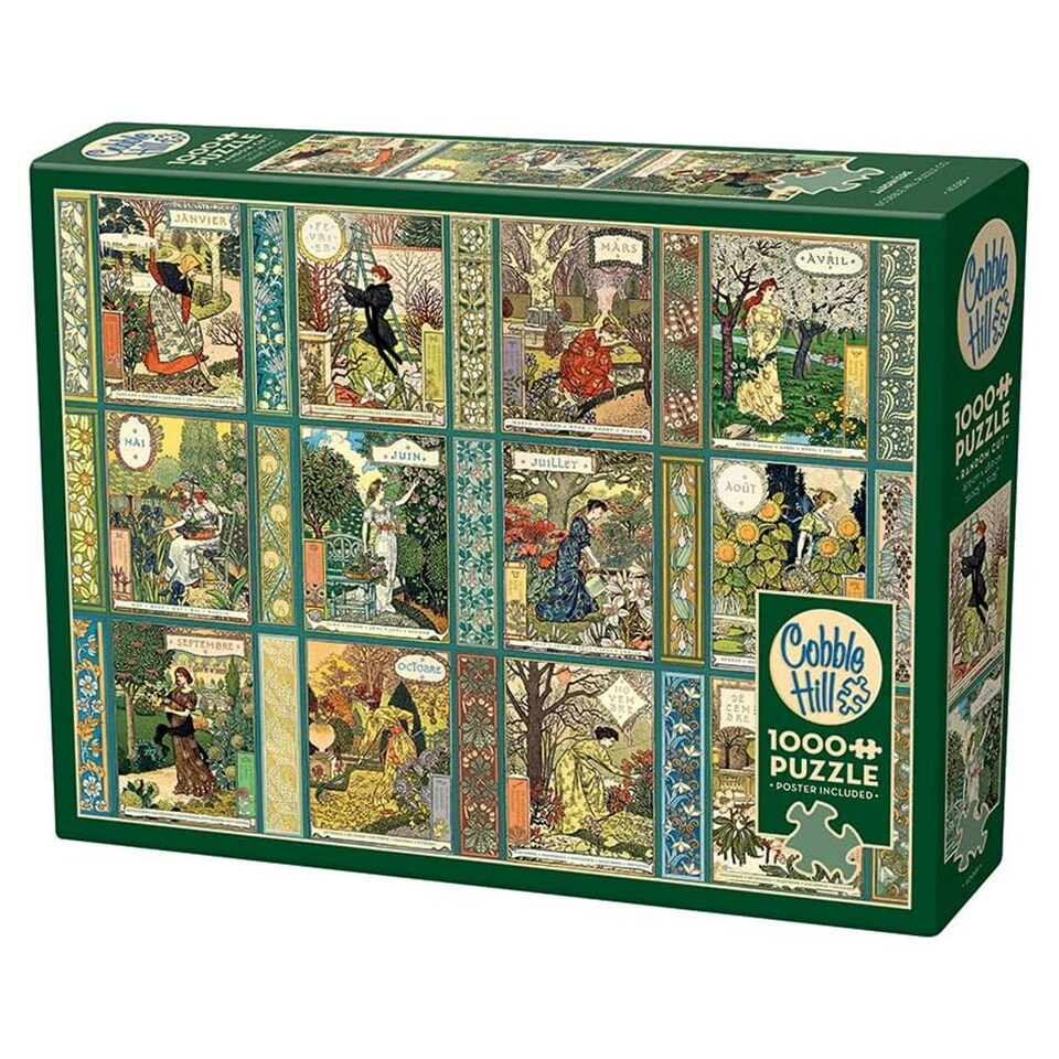 image 1 of Cheatwell Games Jardiniere: A Gardener's Calendar Jigsaw Puzzle 1000 Pieces