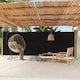 image 3 of Living and Home Outdoor Retractable Privacy Side Awning - Grey - 300cm L x 160cm W