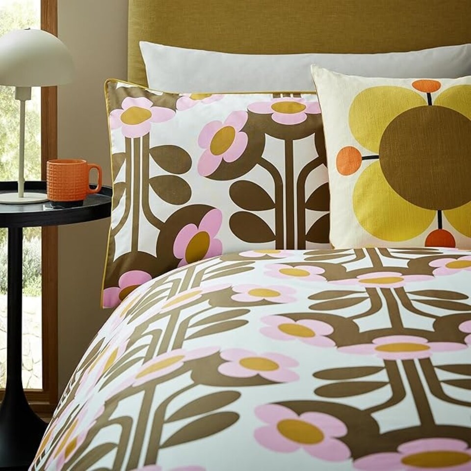 image 1 of Orla Kiely Buttercup Blossom Duvet Cover Set - Yellow Yellow | Single