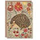 image 1 of Cute Floral Rustic Woodland Hedgehog Him Her Birthday Card