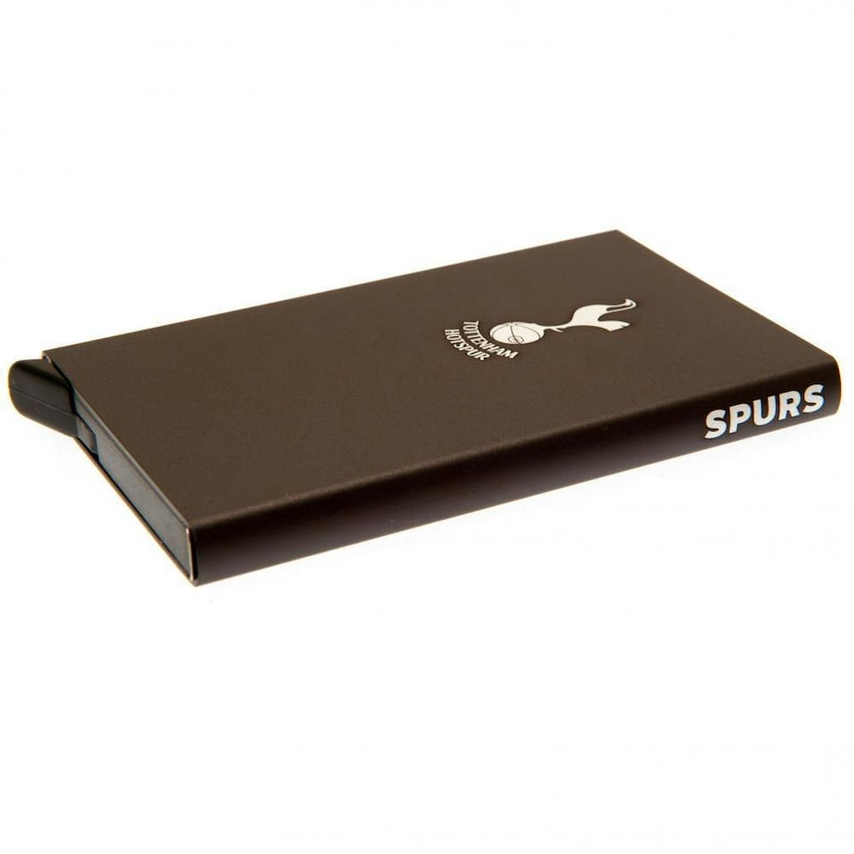 image 1 of Tottenham Hotspur FC Aluminium Card Holder - Brown - One Size