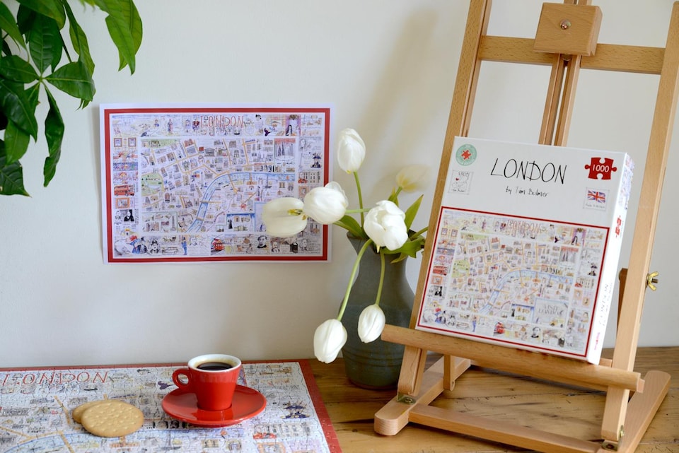 image 1 of London - Tim Bulmer 1000 piece Jigsaw