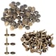image 1 of 10mmx18mm Double Cap Rivets, Extra Long Metal Studs for DIY- 50pcs