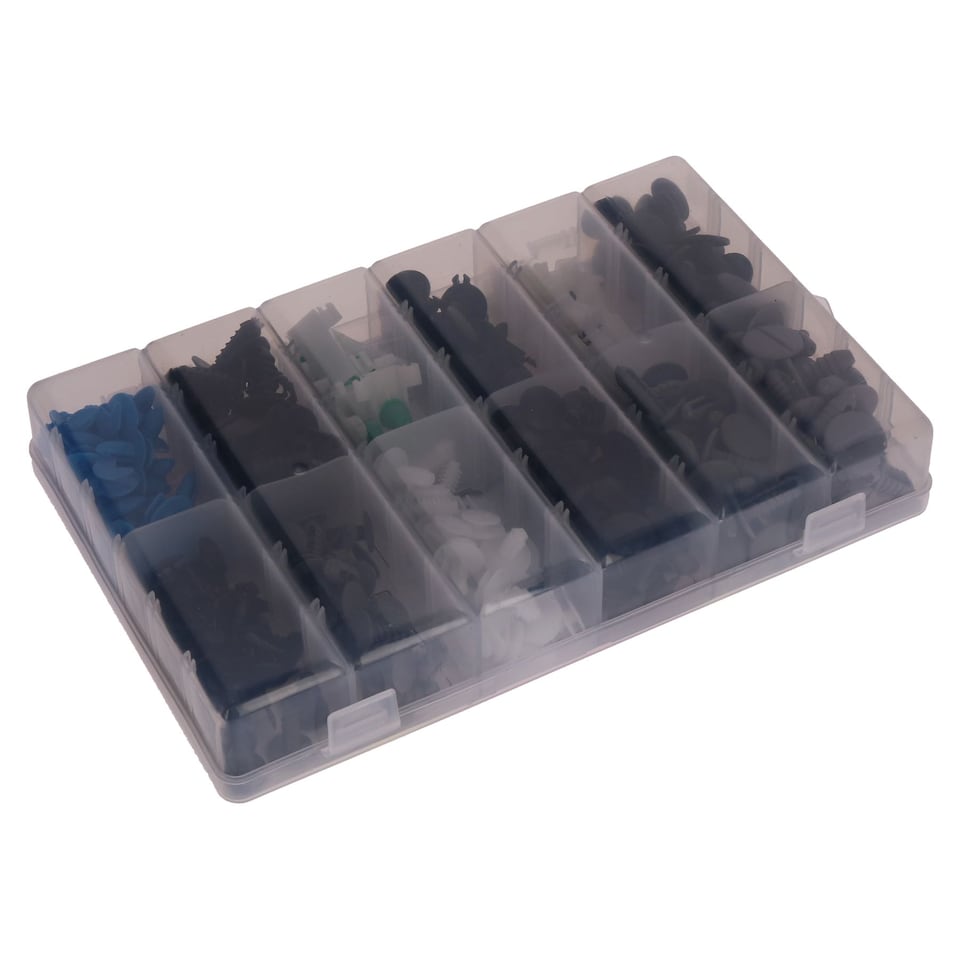 image 1 of Fiat Trim Clips Rivets Retaining Retainer Grommet Clip 308pc Fixings Fasteners