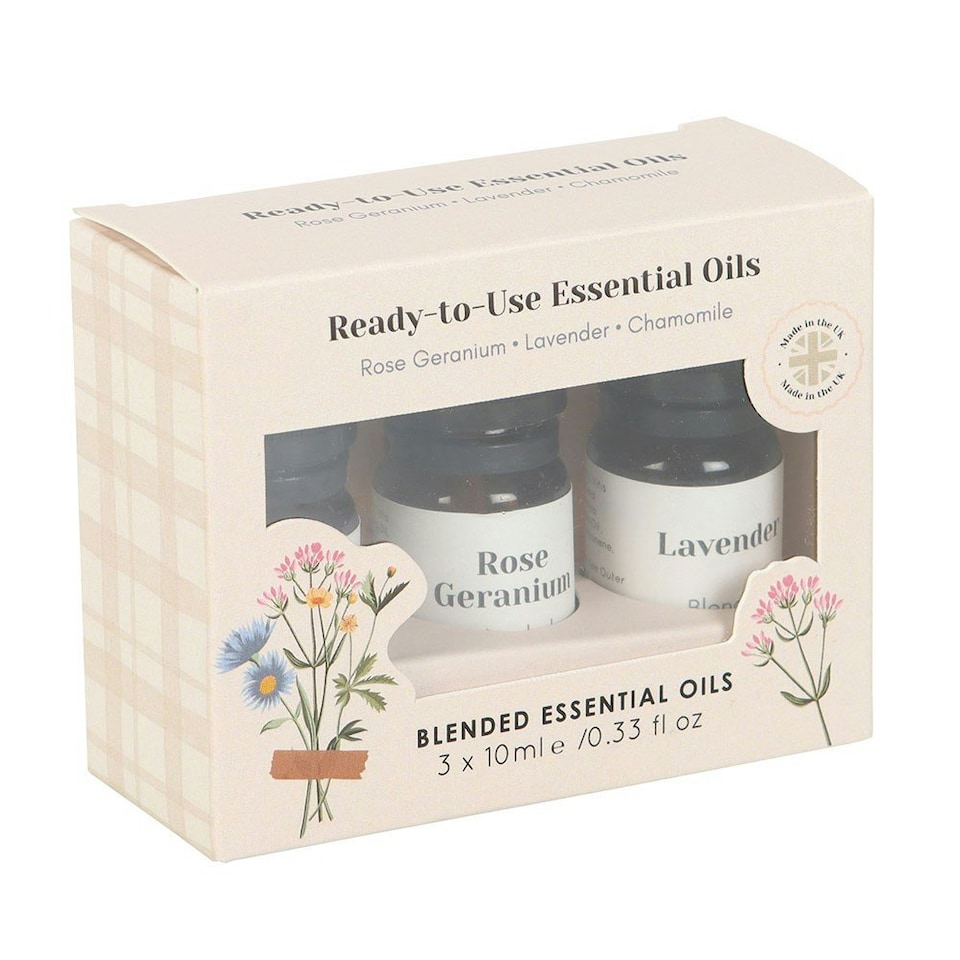 image 1 of Set of 3 Floral Blended Essential Oils
