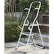image 5 of Gr8 Home 3 Step Ladder Folding Stool Non Slip Tread Steel Foldable Home DIY With Handrail
