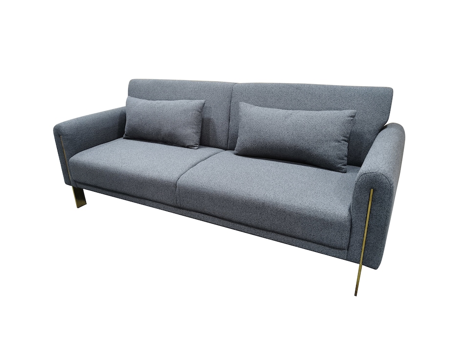 image 1 of Como 2 Seater Sofa Bed in Grey or Silver | Grey | One Size