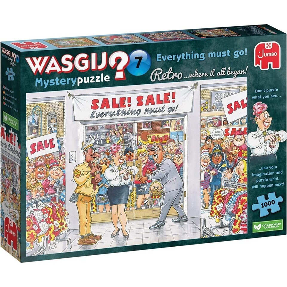 image 1 of Wasgij Retro Mystery 7 Everything Must Go! 1000 Piece Jigsaw Puzzle