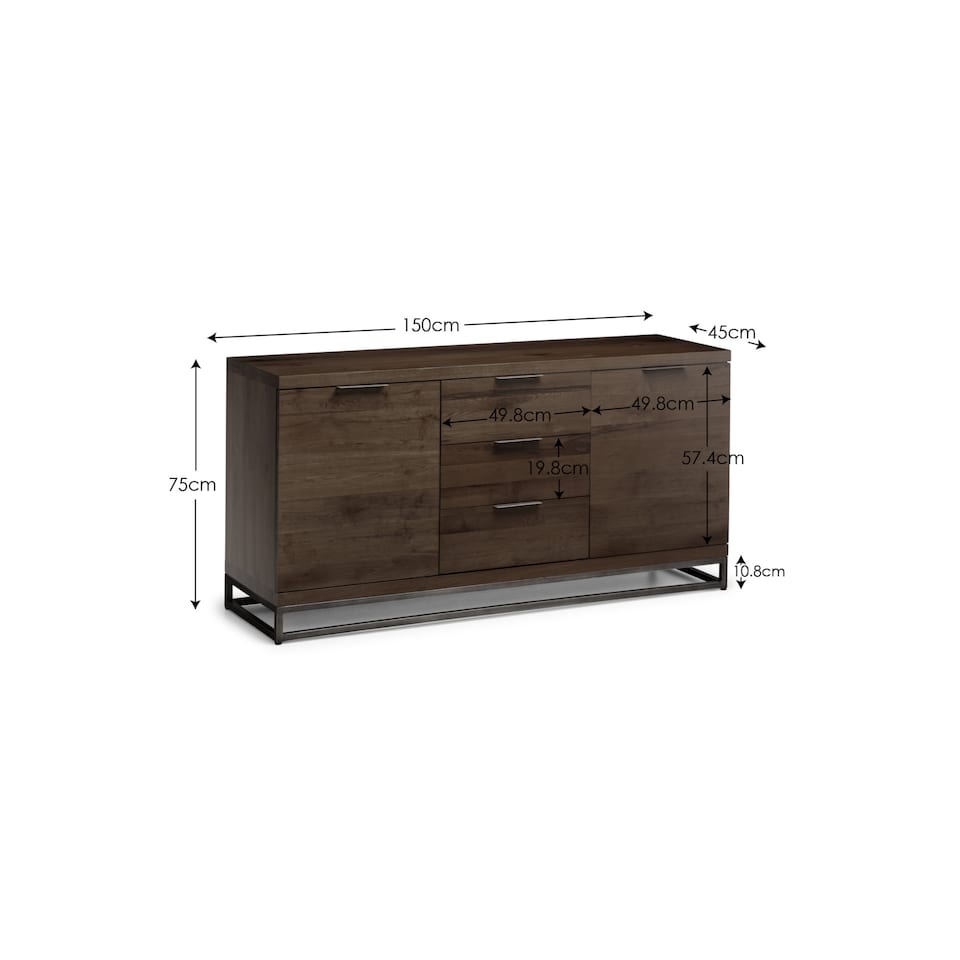 image 1 of Brooklyn Sideboard - Dark Oak