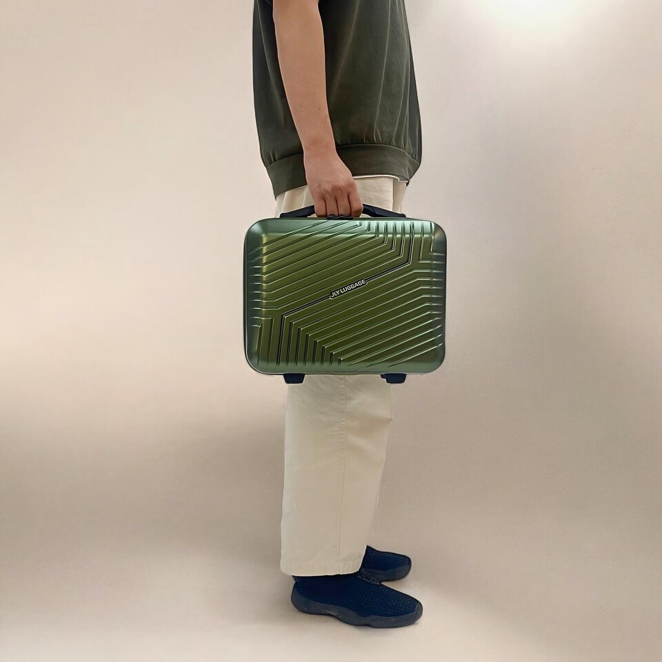 image 1 of Cabin Vanity Case for Travel | Lightweight Durable Strap-on Toiletries and Makeup Organiser | Waterproof Hardshell Hand Luggage