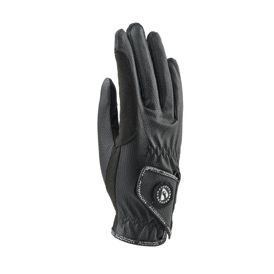 image 1 of Aubrion Unisex Adult Aachen Riding Gloves - Black - XL Black | XL