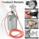 image 8 of COSTWAY 15L Paint Tank Pressure Paint Pot Adjusting Spray Gun