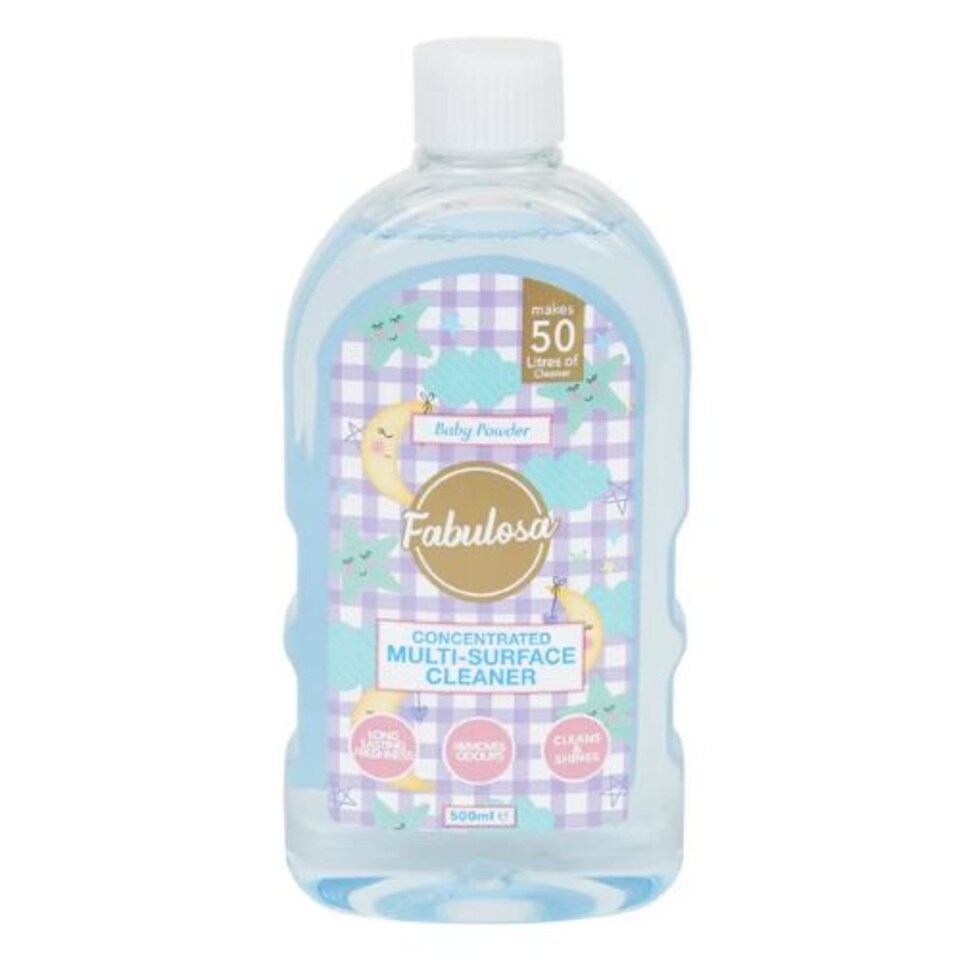 image 1 of Fabulosa Baby Powder Cleaning Bundle 6 Piece Multipurpose Disinfectant Spray and Wear
