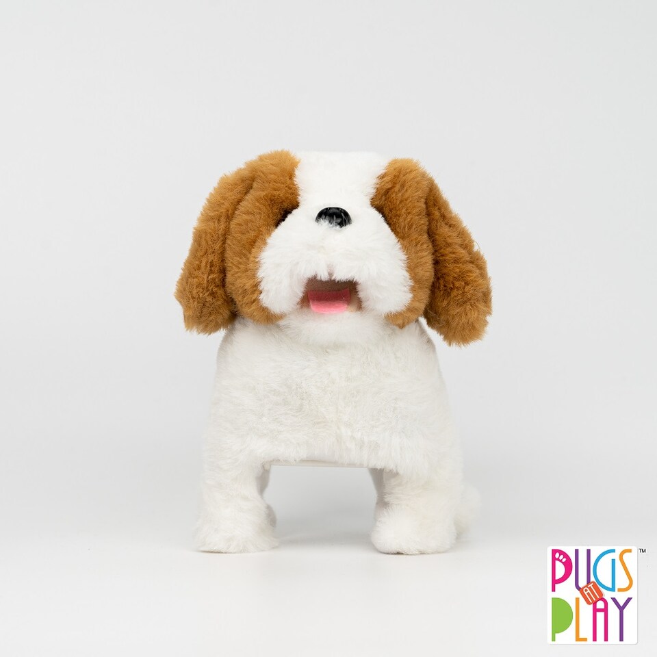 image 1 of Pugs at Play Lola Flipping Dog Interactive Plush Toy