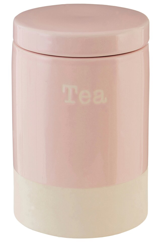 image 1 of Maison by Premier Jura Pink Tea Canister