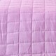 image 5 of Homescapes Cotton Quilted Reversible Bedspread Lavender Purple -150 x 200 cm Purple