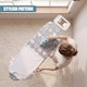 image 7 of GEEZY Ironing Board Cover with Grey Heart Design 122 x 38cm