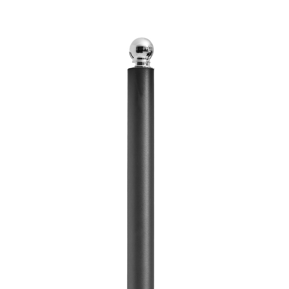 image 1 of Interiors by Premier Elegant Design Black Toilet Roll Holder, Stable Toilet Holder, Sturdy Toilet Roll Holder With Black Base