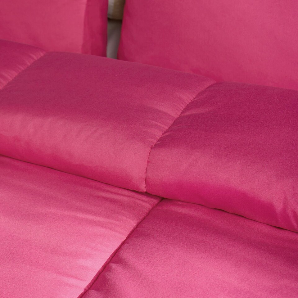 image 1 of OHS Soft Coverless 10.5 TOG Duvet Set Pillowcase Quilted Cover | Pink | Hot Pink | Double