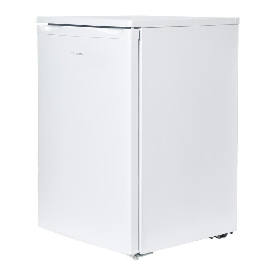 image 1 of Statesman L255W Freestanding Under Counter Larder Fridge, 131 Litre, White
