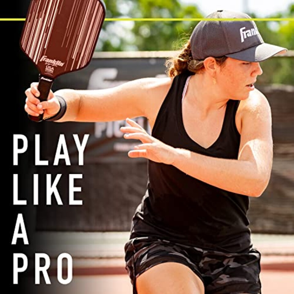 image 1 of Franklin Sports Pickleball Paddle Overgrips - Provides Extra Grip - Slight Tackiness - Durable & Strong - Optic