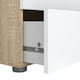 image 7 of Pepe Chest of 5 Drawers in Oak with White High Gloss