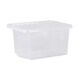 image 4 of Wham Crystal 5 x 28L Stackable Plastic Storage Boxes with Lids Clear
