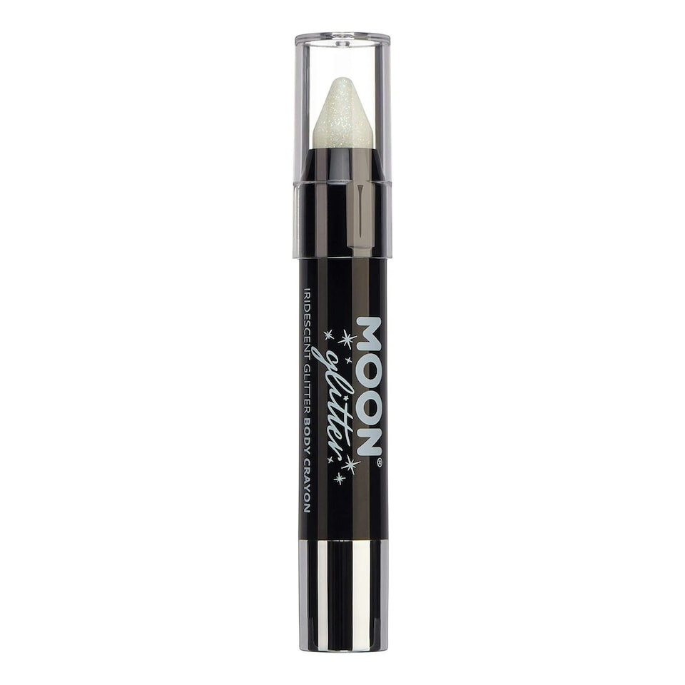 image 1 of Moon Glitter Iridescent Body Crayons (Pack of 3) - White/Pink/Orange - One Size