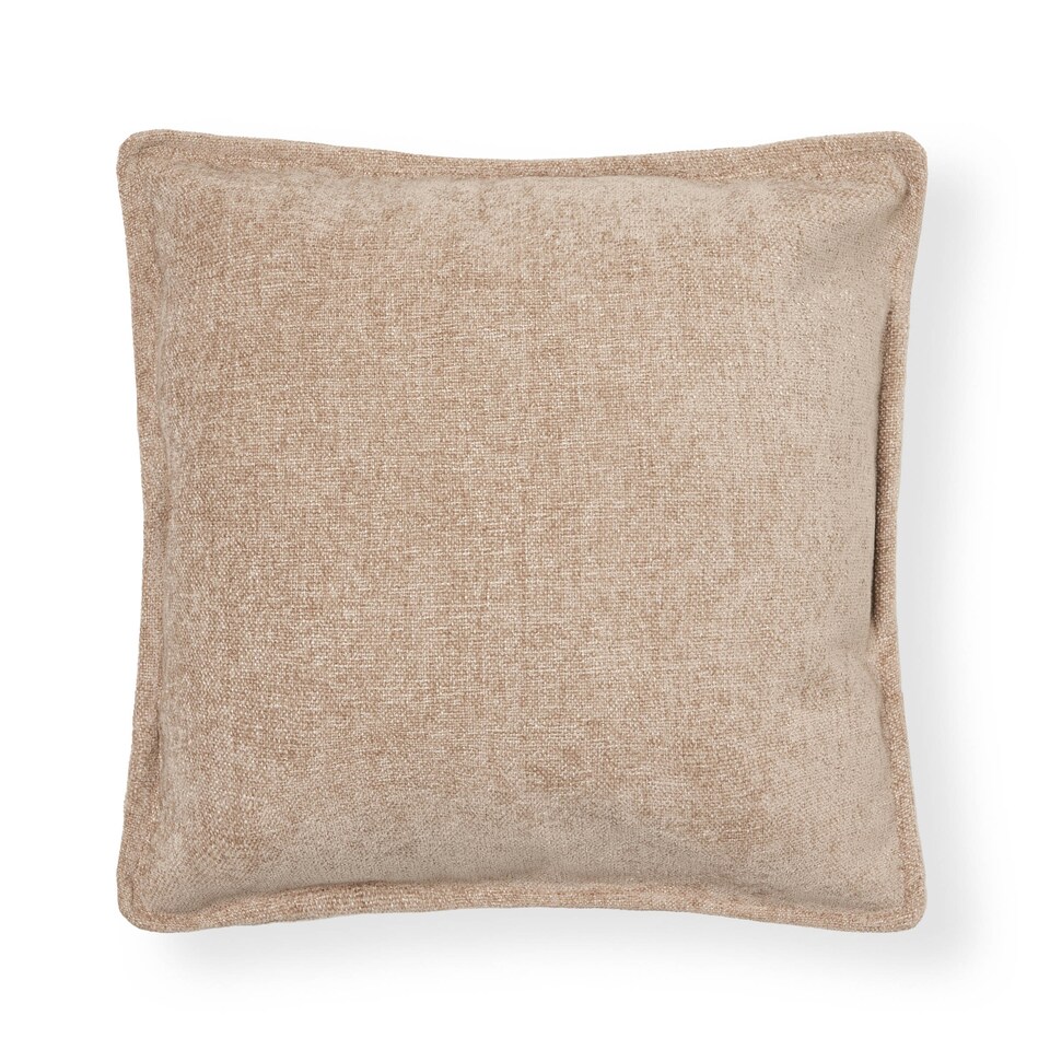 image 1 of BHS Oxford Chenille Cushion | Cream | Natural | One Size | 1