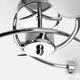 image 1 of ValueLights 3 Way Polished Chrome Ceiling Light With Frosted Glass Shades