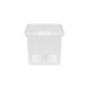 image 4 of Wham Clip 5x 14L Rectangular Plastic Storage Boxes with Clip Lock Lids. Ideal for Home, Office, Toys & More - Clear/Clear | Clear | 5