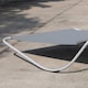 image 9 of Outsunny Rocking Sun Lounger, Double Garden Lounger Sunbed with Headrest Pillows, Texteline Outdoor Rocking Chair Swing Hammock Daybed with Metal Frame for Patio, Terrace, 212 x 175 x 60 cm, Grey