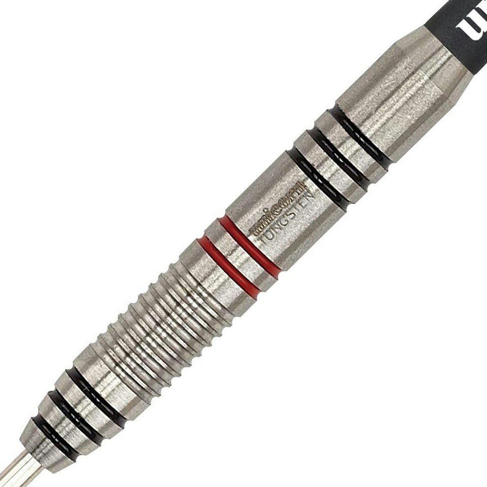 image 1 of Unicorn Core Plus Win Darts (Pack Of 3) - Silver/Black/Red - 23g