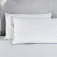 image 2 of Duck Feather Pillow Pair 100% Cotton Soft Cover Luxury Sleep White