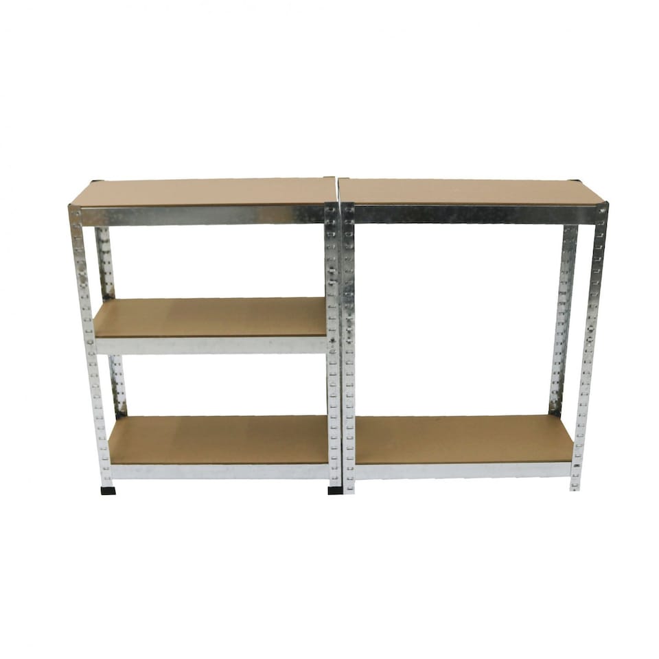 image 1 of 500kg Heavy Duty 5 Tier Metal Storage Garage Shelving Racking