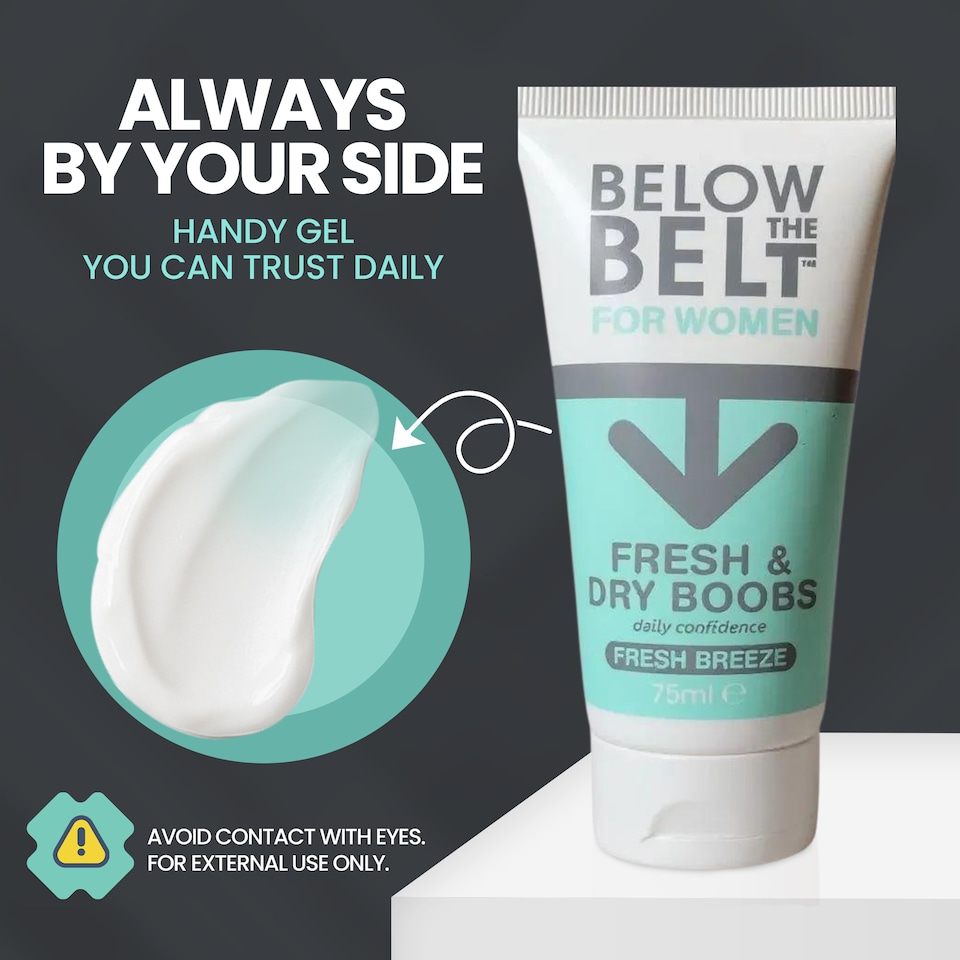 image 1 of Below The Belt Fresh and Dry Boobs, Fresh Breeze Scent 75ml DUO