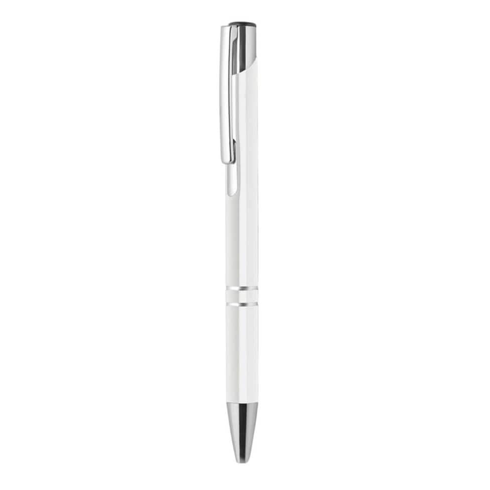 image 1 of MidOcean Bern Push Button Ballpoint Pen - White - One Size