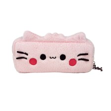 Pembe Plush Pencil Case