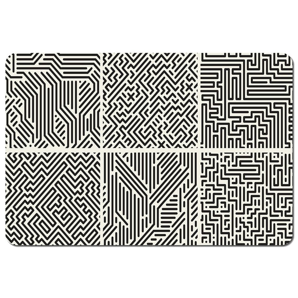image 1 of striped geometric patterns (Placemat)