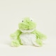 image 3 of Warmies Plush Frog Junior Size, Microwavable Slightly Scented with French Lavender, Fully Heatable Weighted Teddy for Anxiety and Relaxation