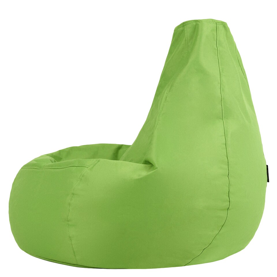 image 1 of Icon Dalton High Back Adult Gaming Indoor Outdoor Bean Bag Chair, Lime