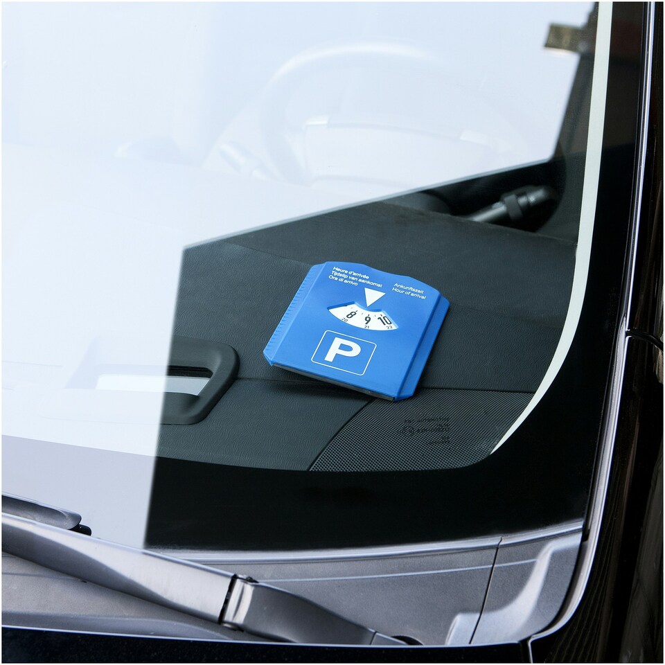 image 1 of Bullet 5-In-1 Parking Disk - Blue - 15.5 x 11.8 x 0.6 cm