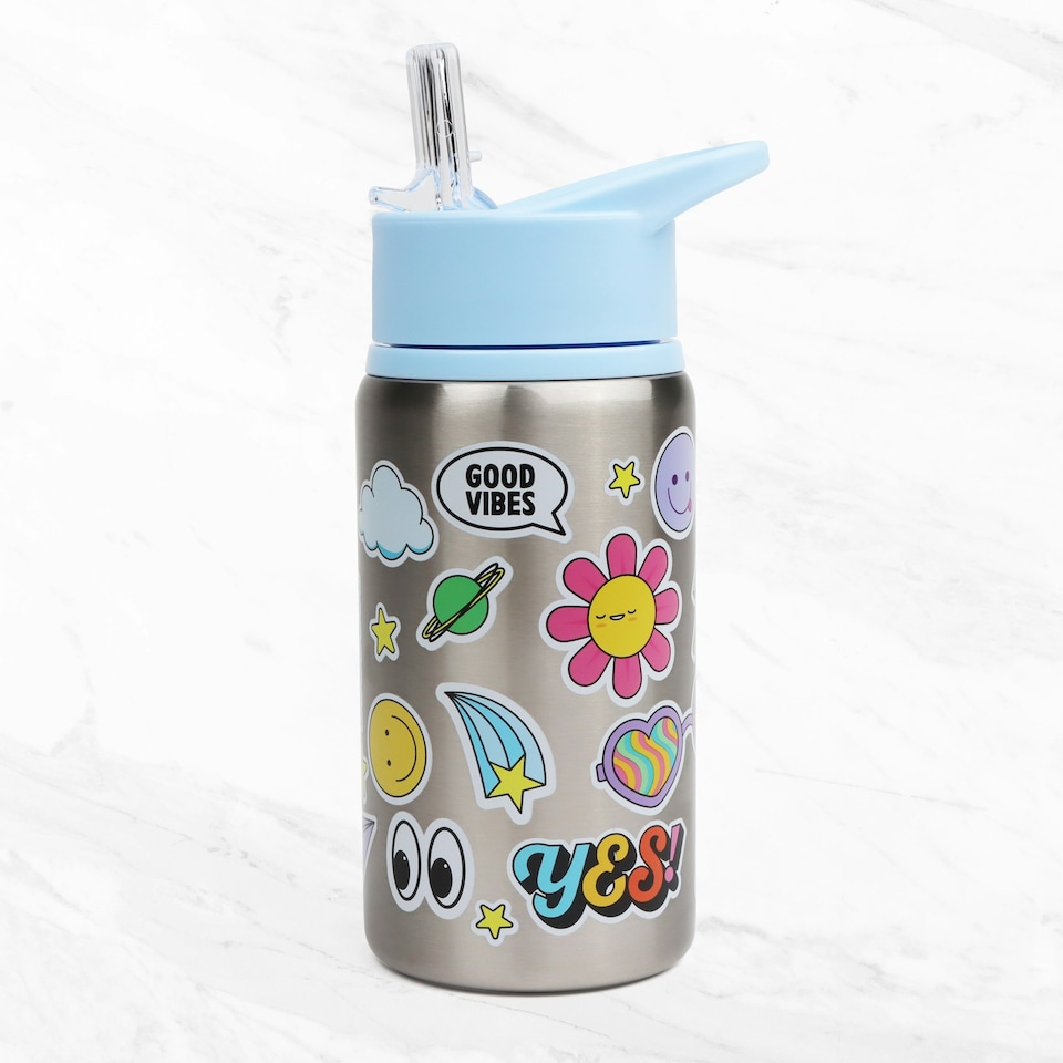 image 1 of Myga Childrens Water Bottle Emoji