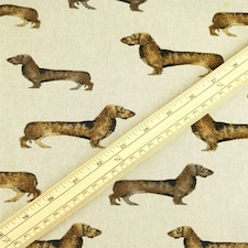 Beige Cotton Canvas Fabric for Bag Making, Dressmaking, Upholstery, 140cm / 55" Wide - per metre
