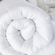 image 4 of Summer 4.5 Tog Microfibre Soft Like Down Duvet With Non Allergenic Hollowfibre Filling Single | White