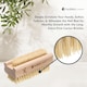 image 4 of Hydrea London Nail Brush - Double-Sided Pedicure & Manicure Brush with Natural Cactus Bristles